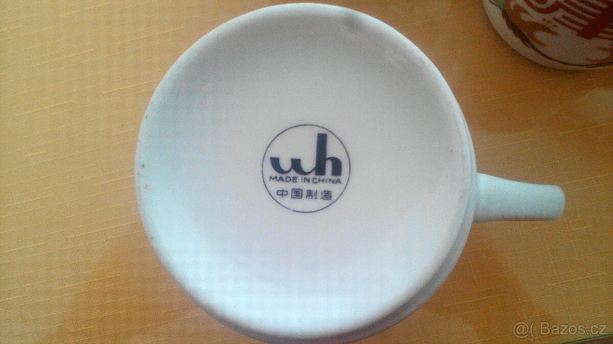 Vintage: keramické misky, hrnky, láz. pohárek, čaj. konvice - 5