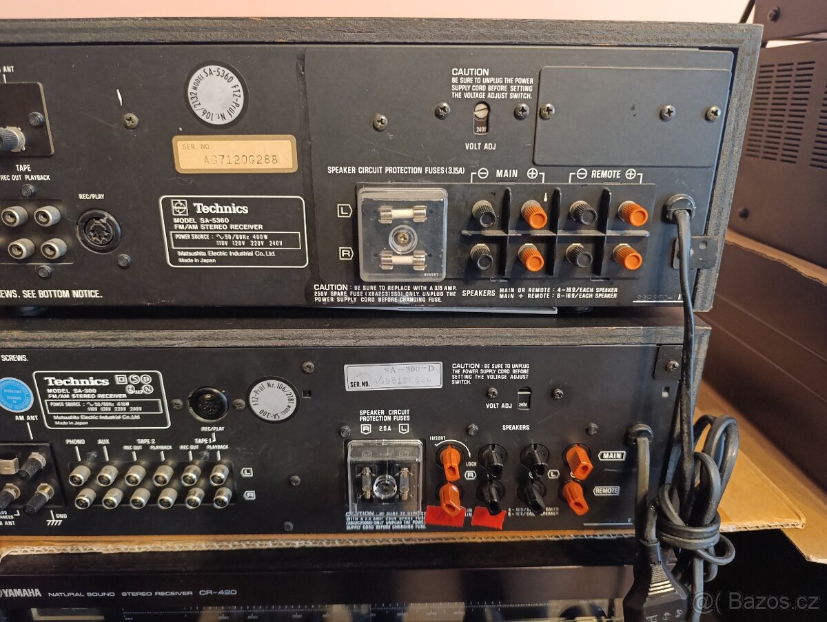 Receiver Technics SA-5360, SA-5160, SA-300 - 5