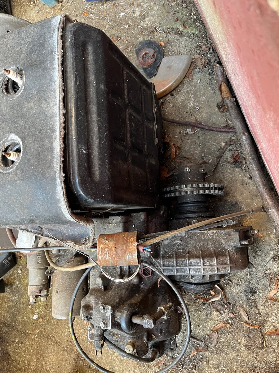 Motor + převodovka trabant - 5