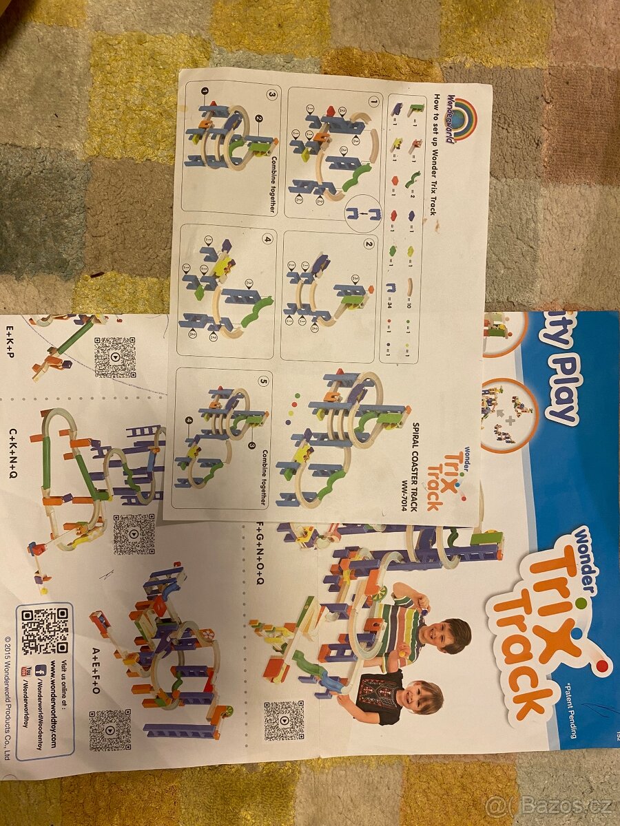 Velká kuličková dráha s efekty Trix Track - 5