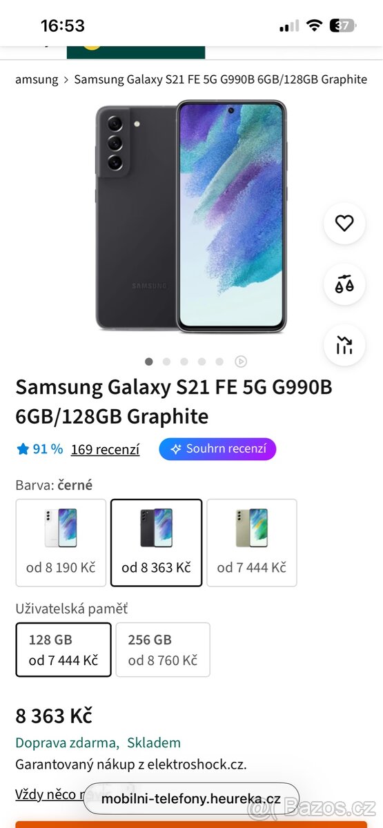 Samsung Galaxy s21 fe 5 g na díly - 5