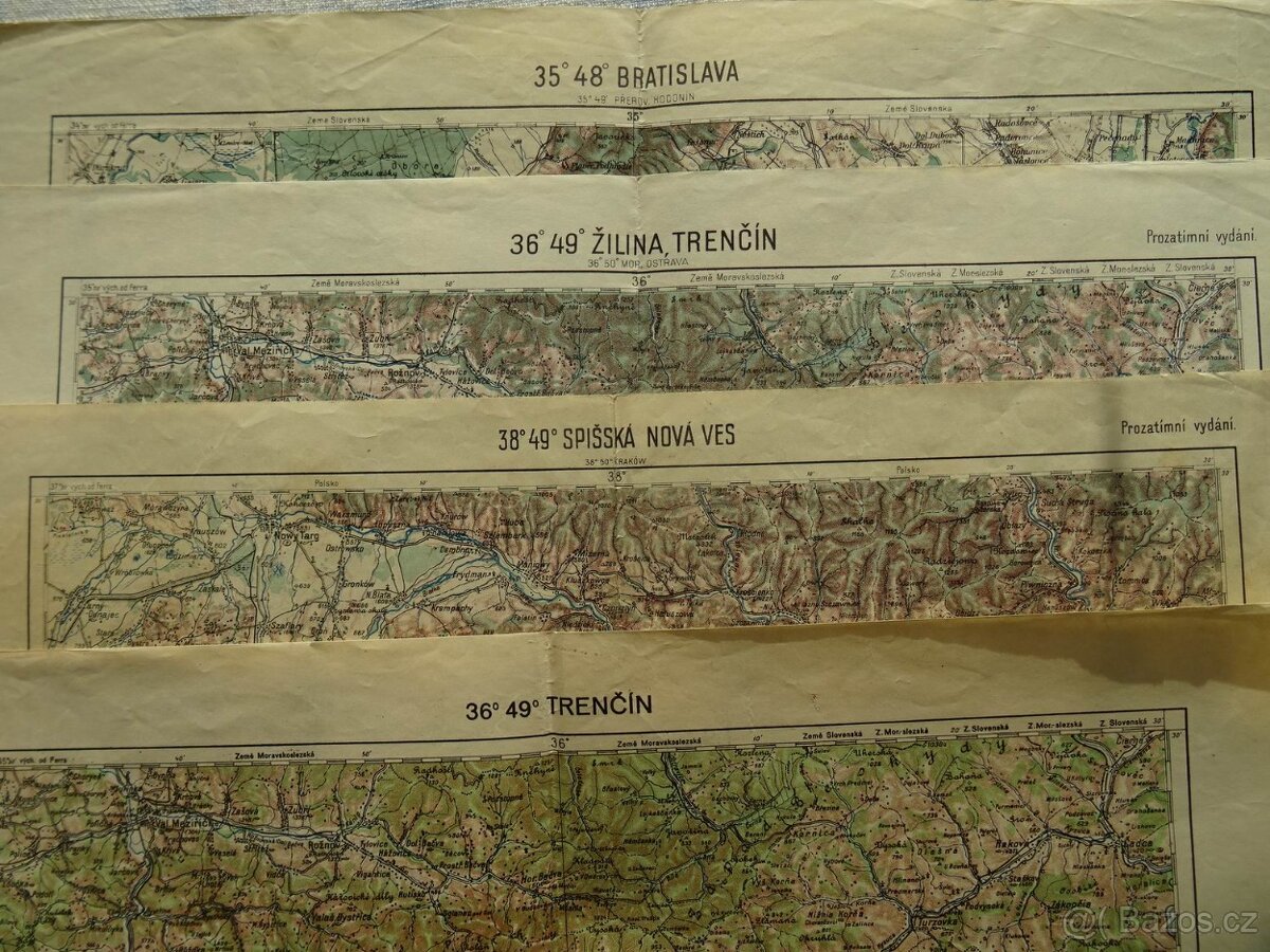 Staré vojenské mapy . - 5