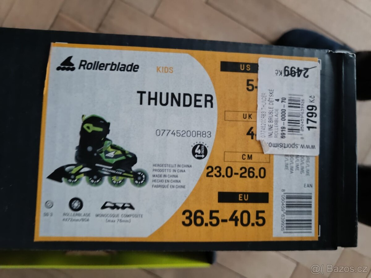 Kolečkové brusle Thunder Rollerblade - 5