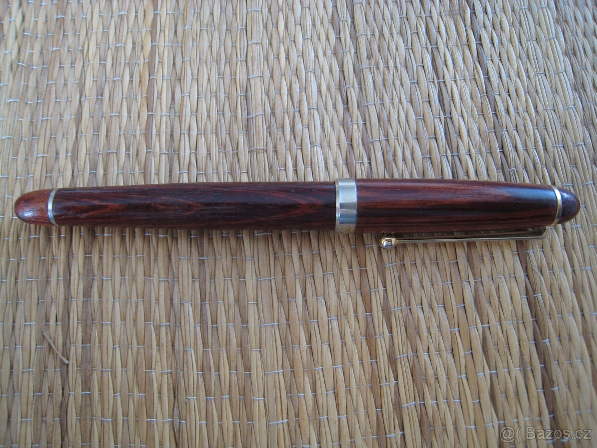 Nové kuličkové pero ze dřeva Rosewood s logem SHELL - 5