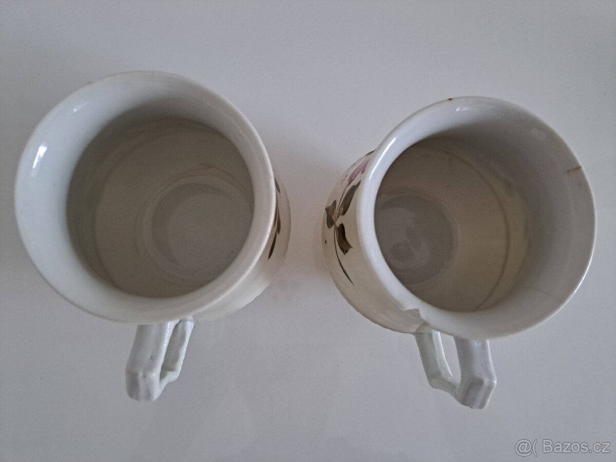 Starožitné hrnečky - mušlák - 5