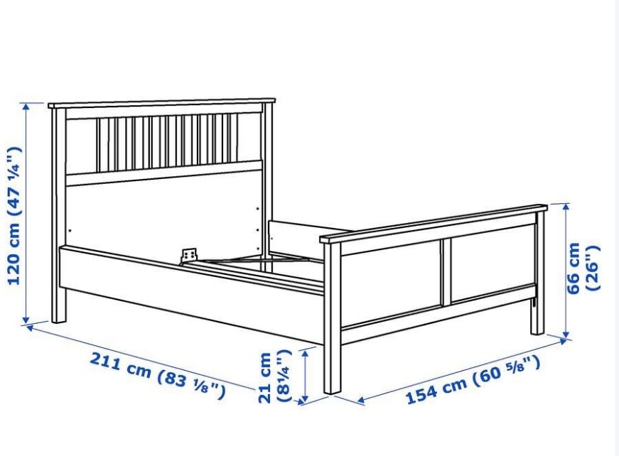 Postel IKEA HEMNES, 140x200 - 5