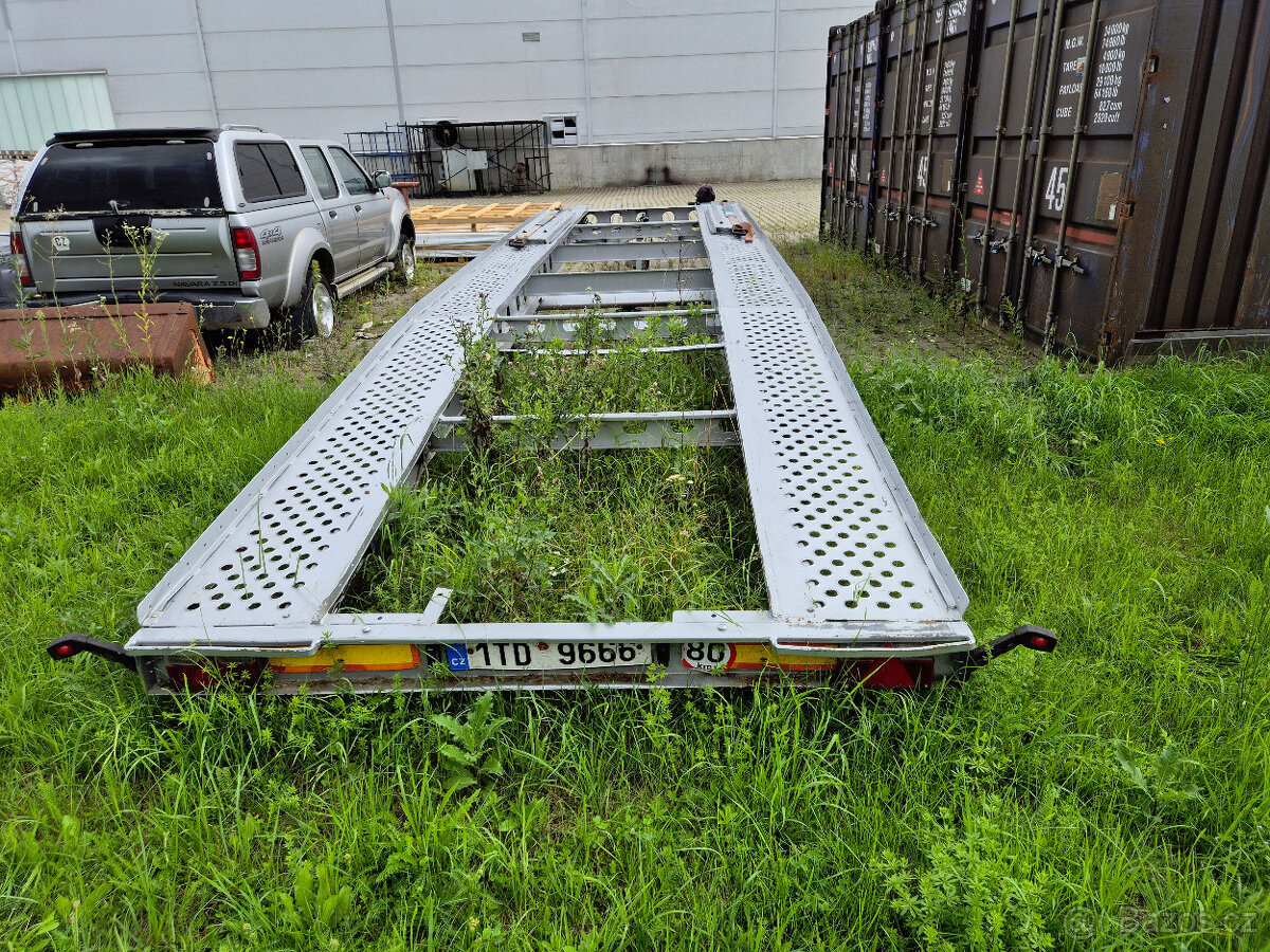 Prodám přívěs, vlek, trajler, přepravník na dvě auta - 5