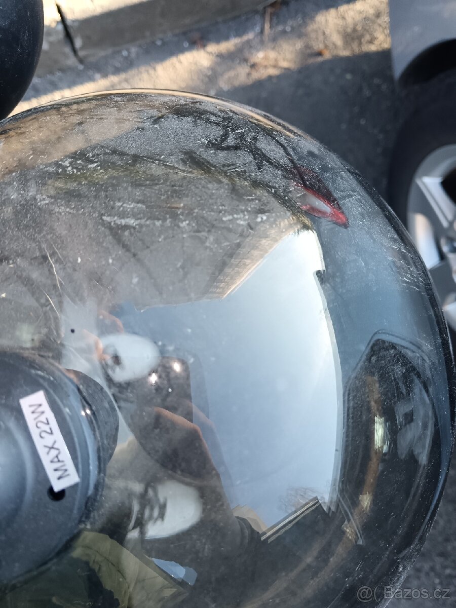 Skleněný kulatý lustr - 5