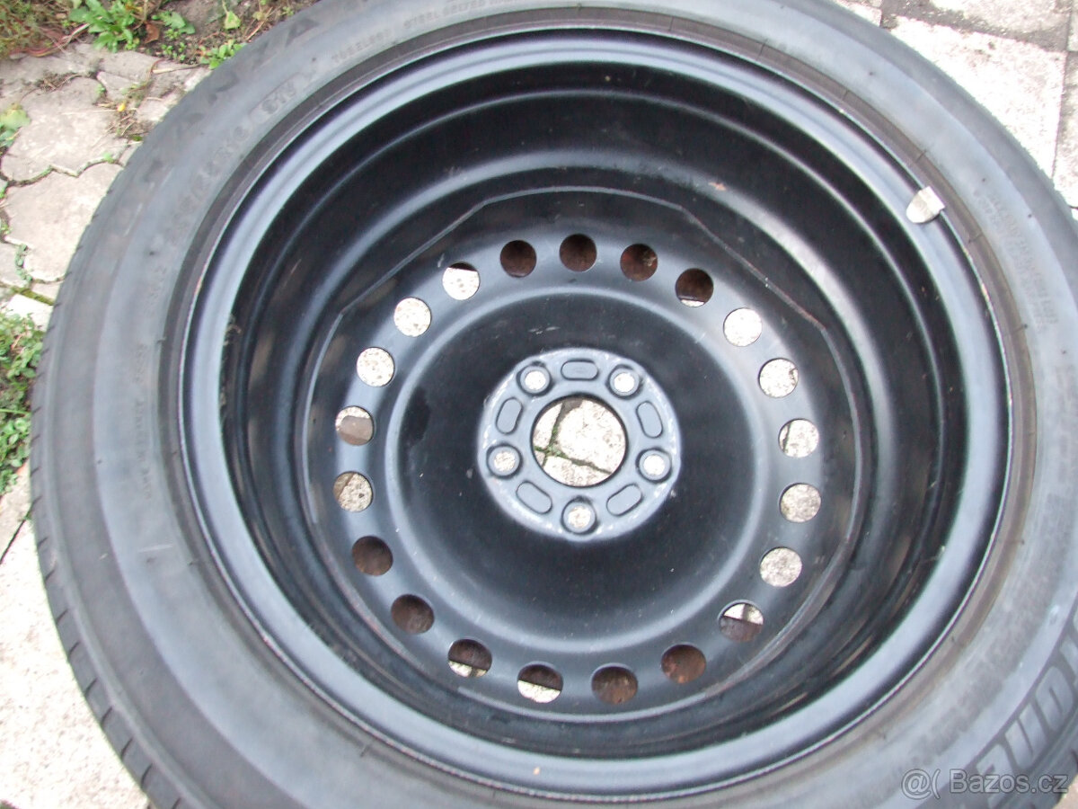 2x zánovní disky a pneu - Ford, Volvo,Jaguar 205/55R16 - 5