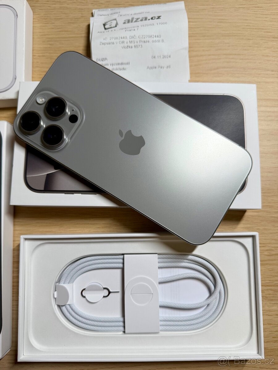 iPhone 16 PRO MAX 256 GB v záruce + 3 originální kryty - 5
