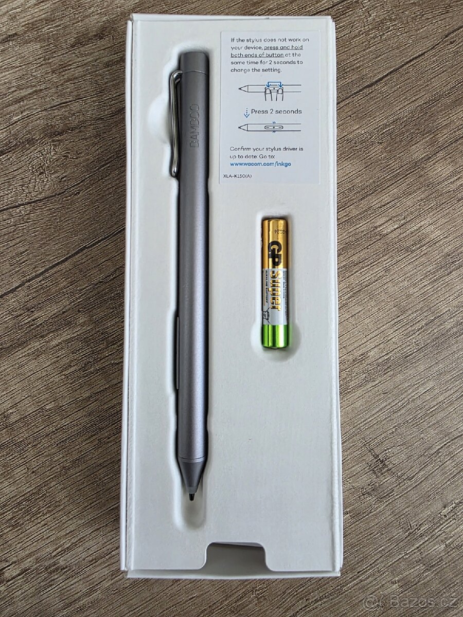 Stylus Wacom Bamboo Ink (2. generace) – šedý - 5