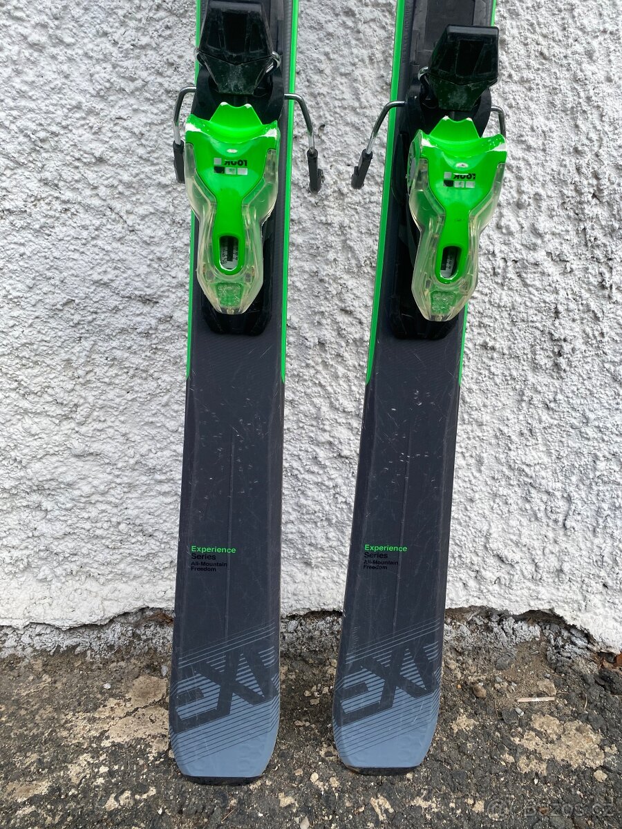 Lyže Rossignol 162cm + lyžáky + hůlky - 5