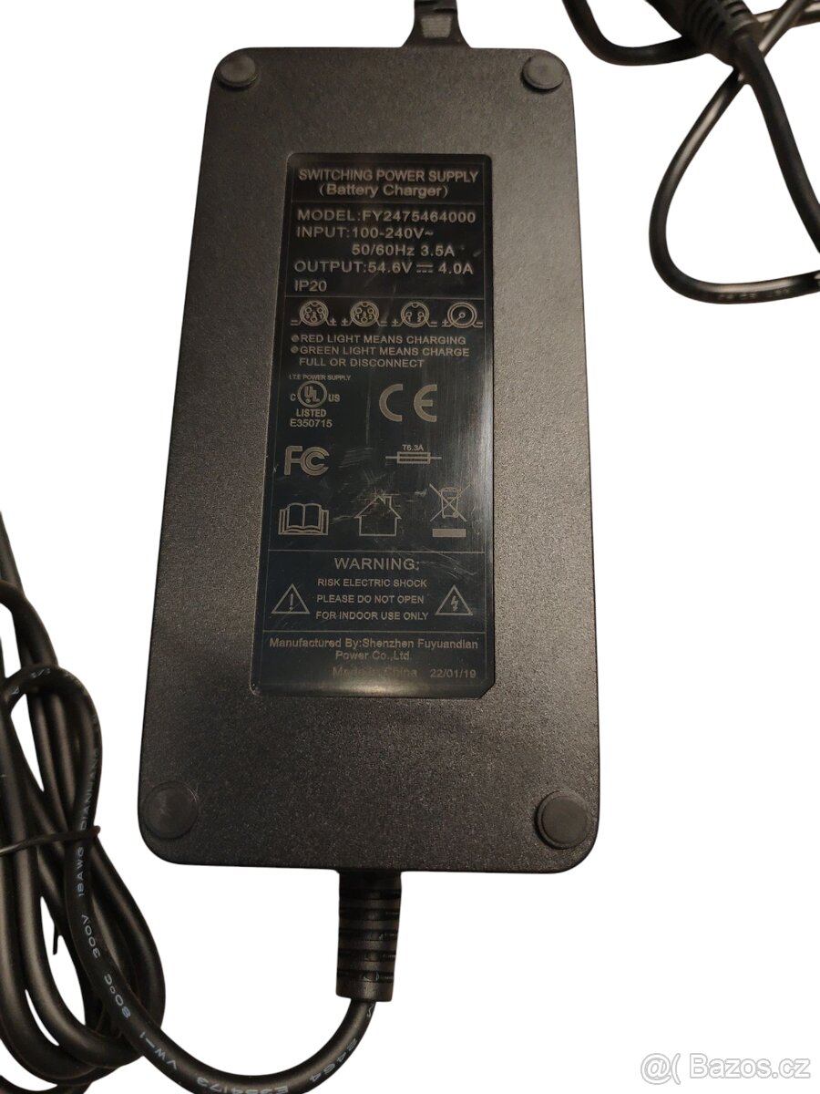 Battery pack Li-Ion 47V 676Wh včetně nabíječky 4A - 5