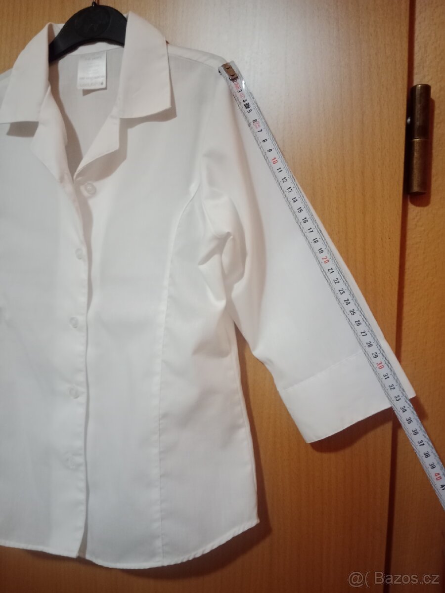 Dívčí bílá košile - 5