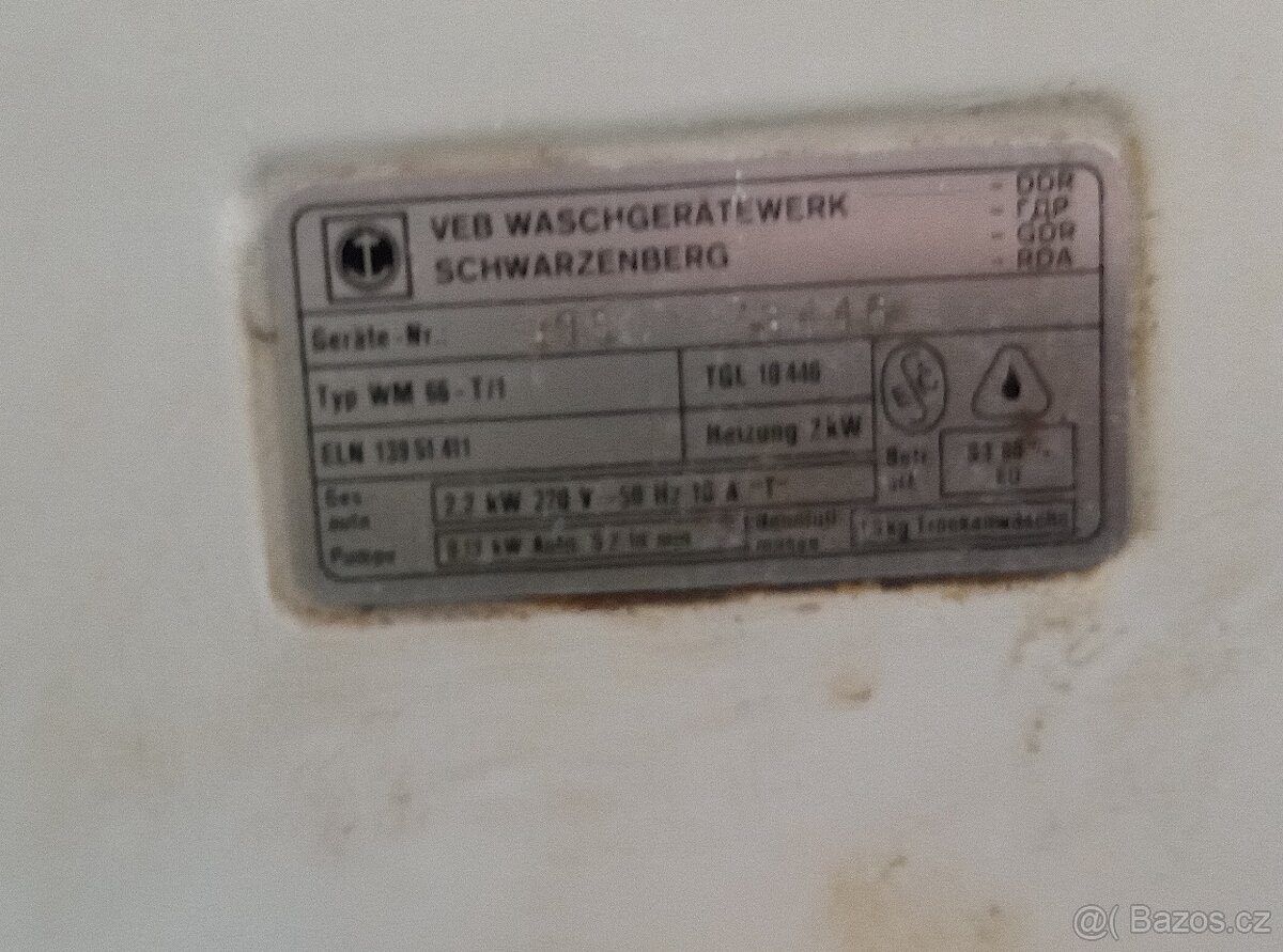 Klasická pračka WM 66 - 5