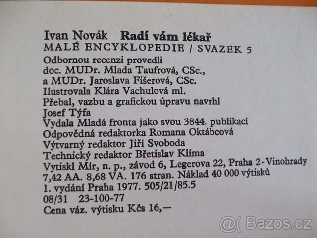 Predám knihu RADÍ VÁM LÉKAŘ - 5
