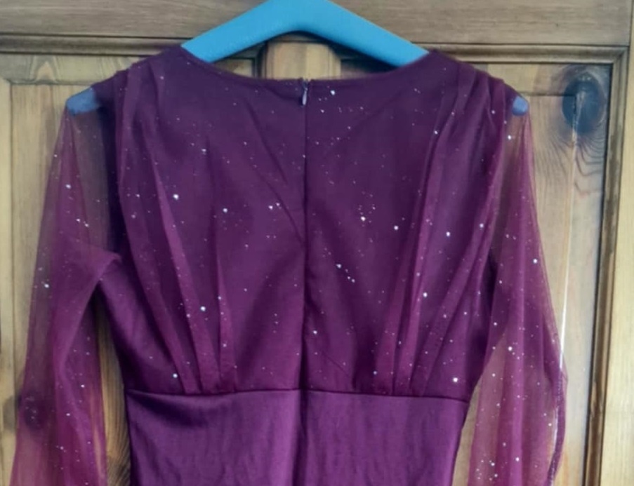 NÁDHERNÉ SPOLEČENSKÉ ŠATY S KAMÍNKY,VEL. L, NOVÉ, PC 1499, - - 5