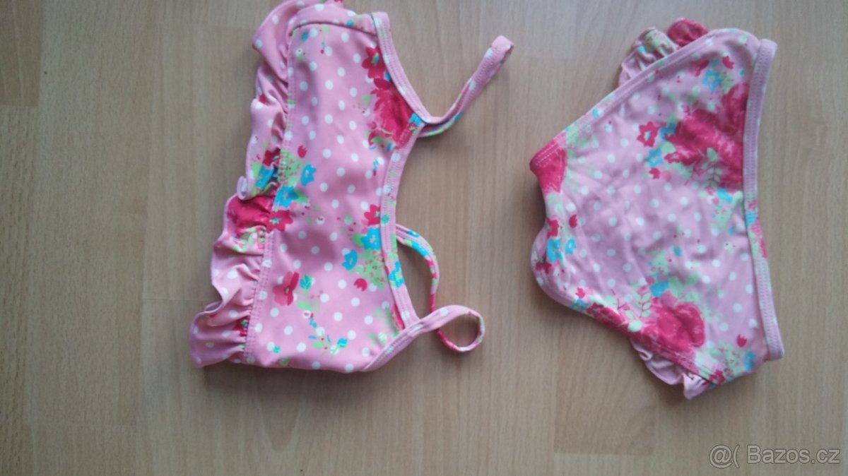 dívčí dětské plavky 2-3roky - 5