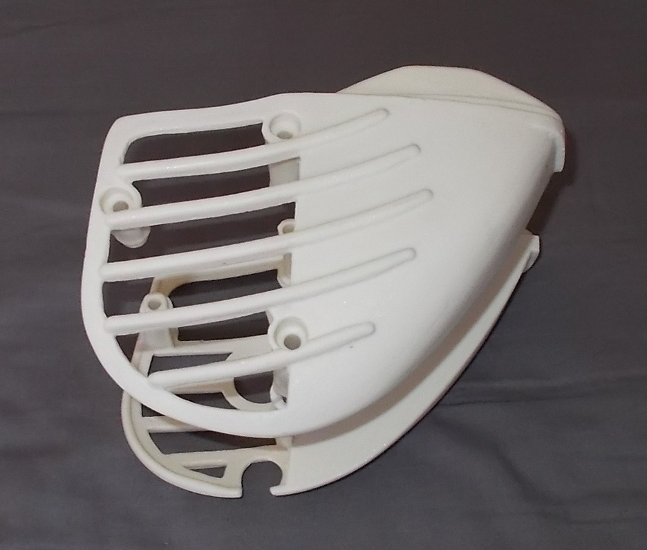 Kryt karburátoru Stadion S22, bílý (slonová kost). - 5