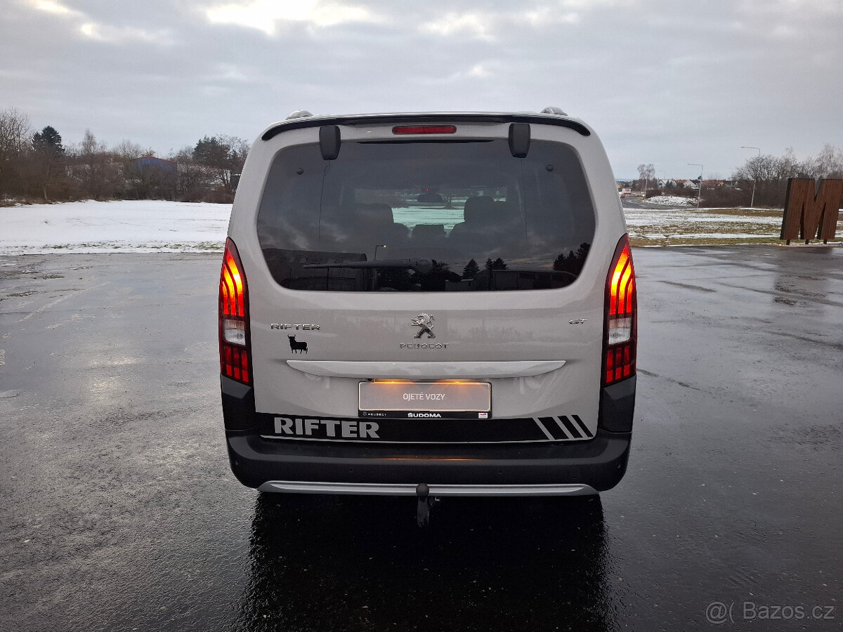Peugeot Rifter GT 1.5HDi 96kW,7.místné,DPH,tažné - 5