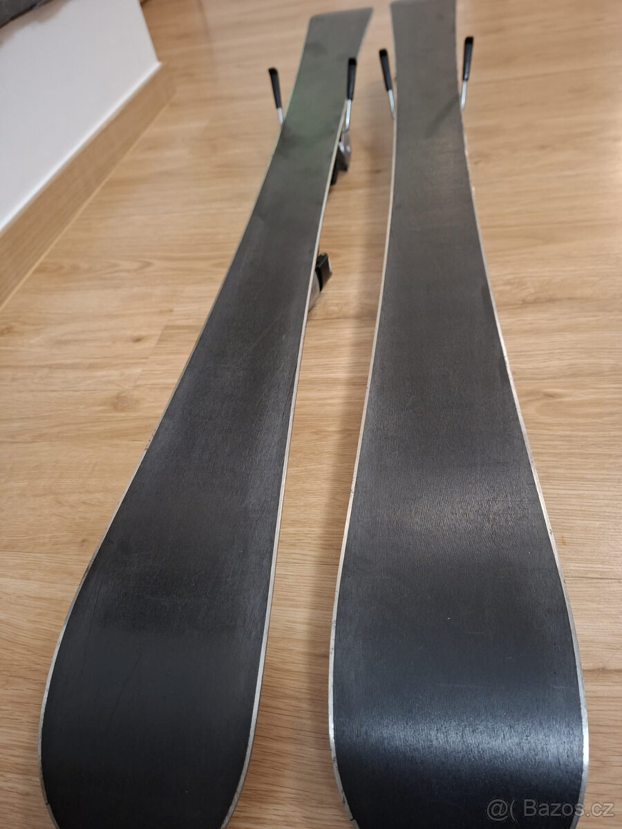 dětské lyže Elan 100cm , lyžáky LANGE 205 - 5