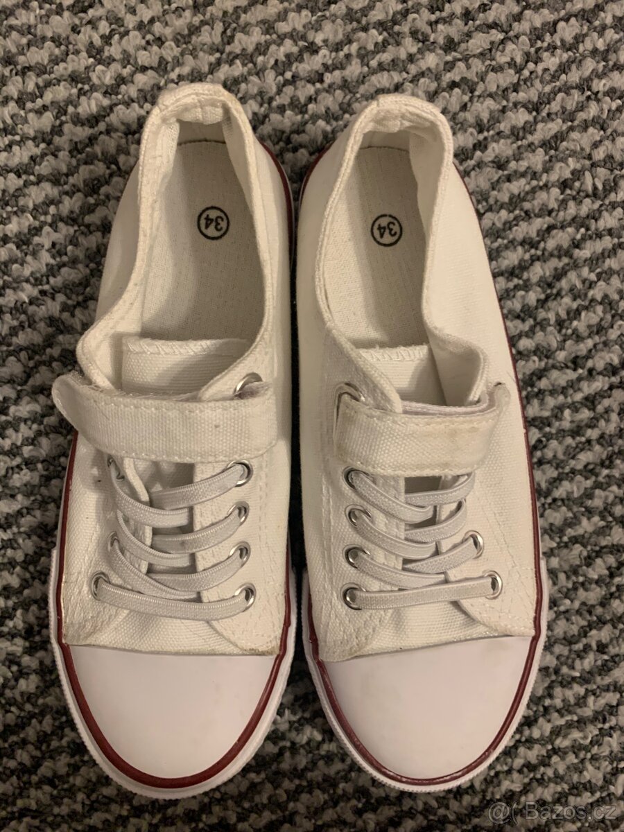 Plátěné tenisky vel.34 - 5