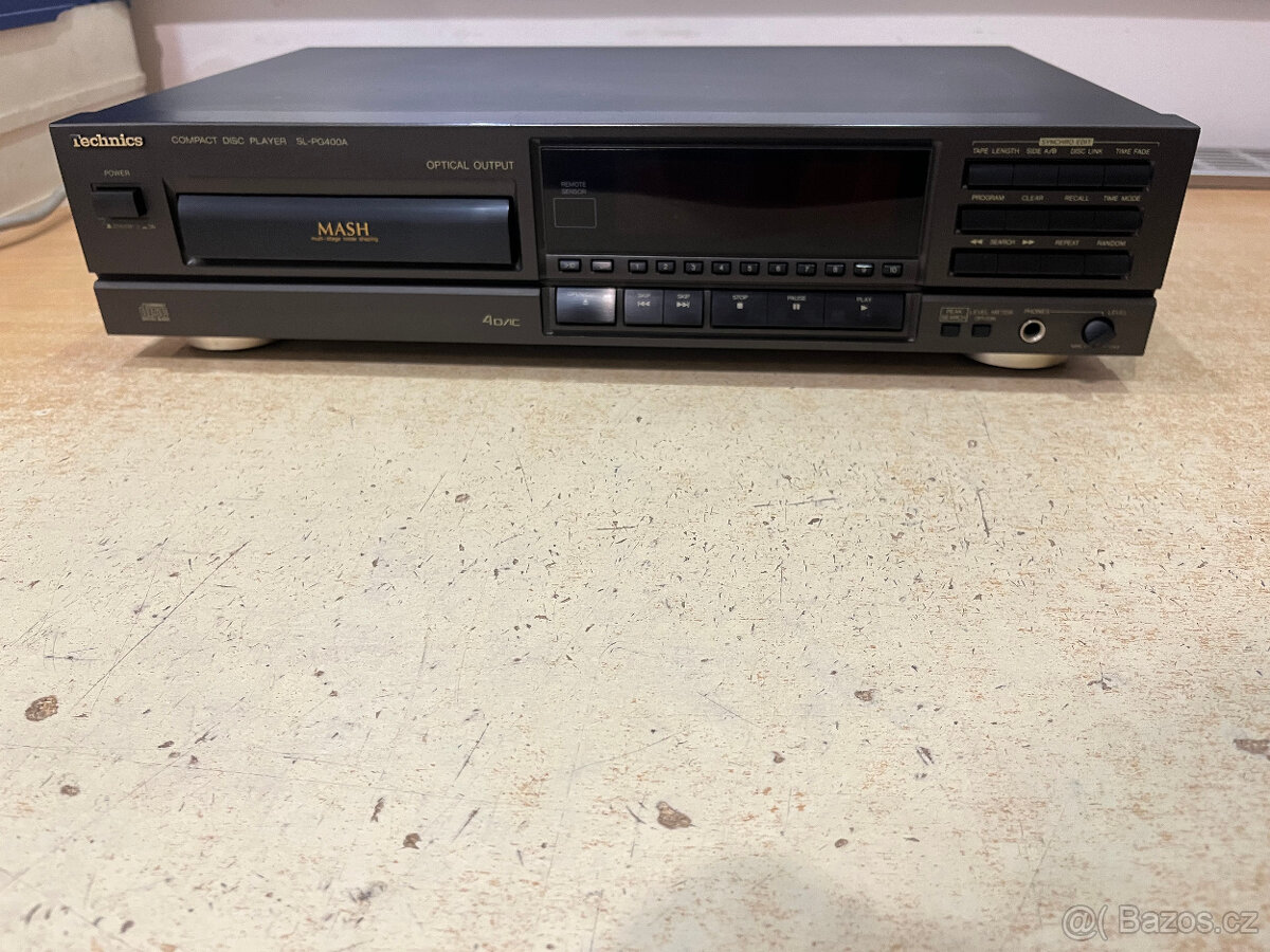 Technics CD přehrávač SL-PG400A, optika, DO, Level metr - 5