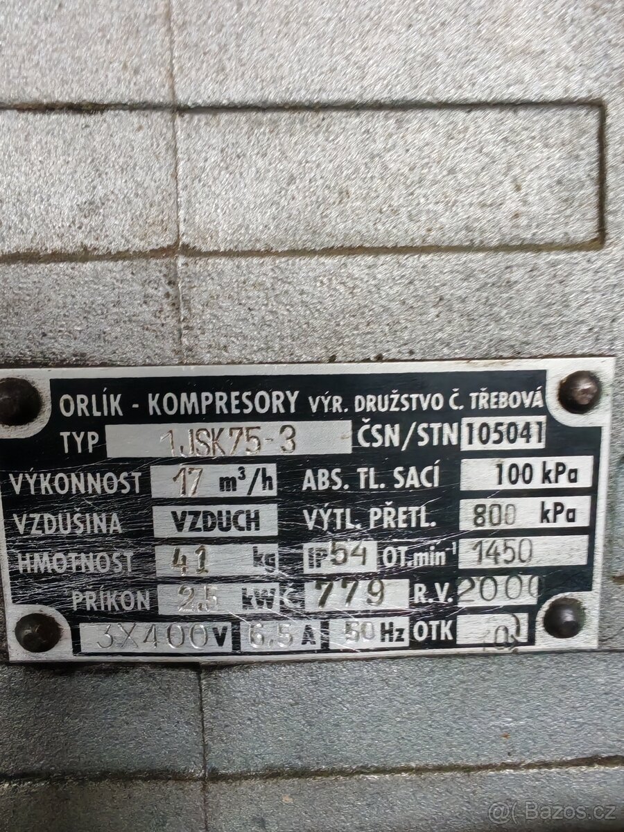 Prodám kompresor ORLÍK - 5