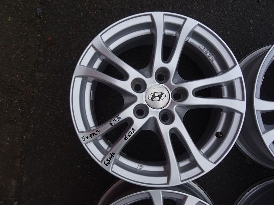 Alu disky na Hyundai, 16", 5x114.3 , ET 38, šířka 6,5J - 5
