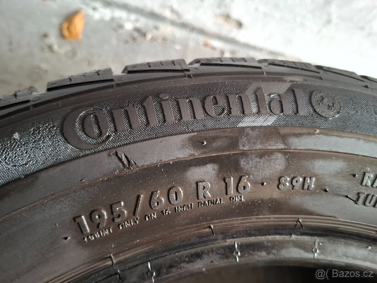 195/60 r16 zimní pneumatiky Continental - 5