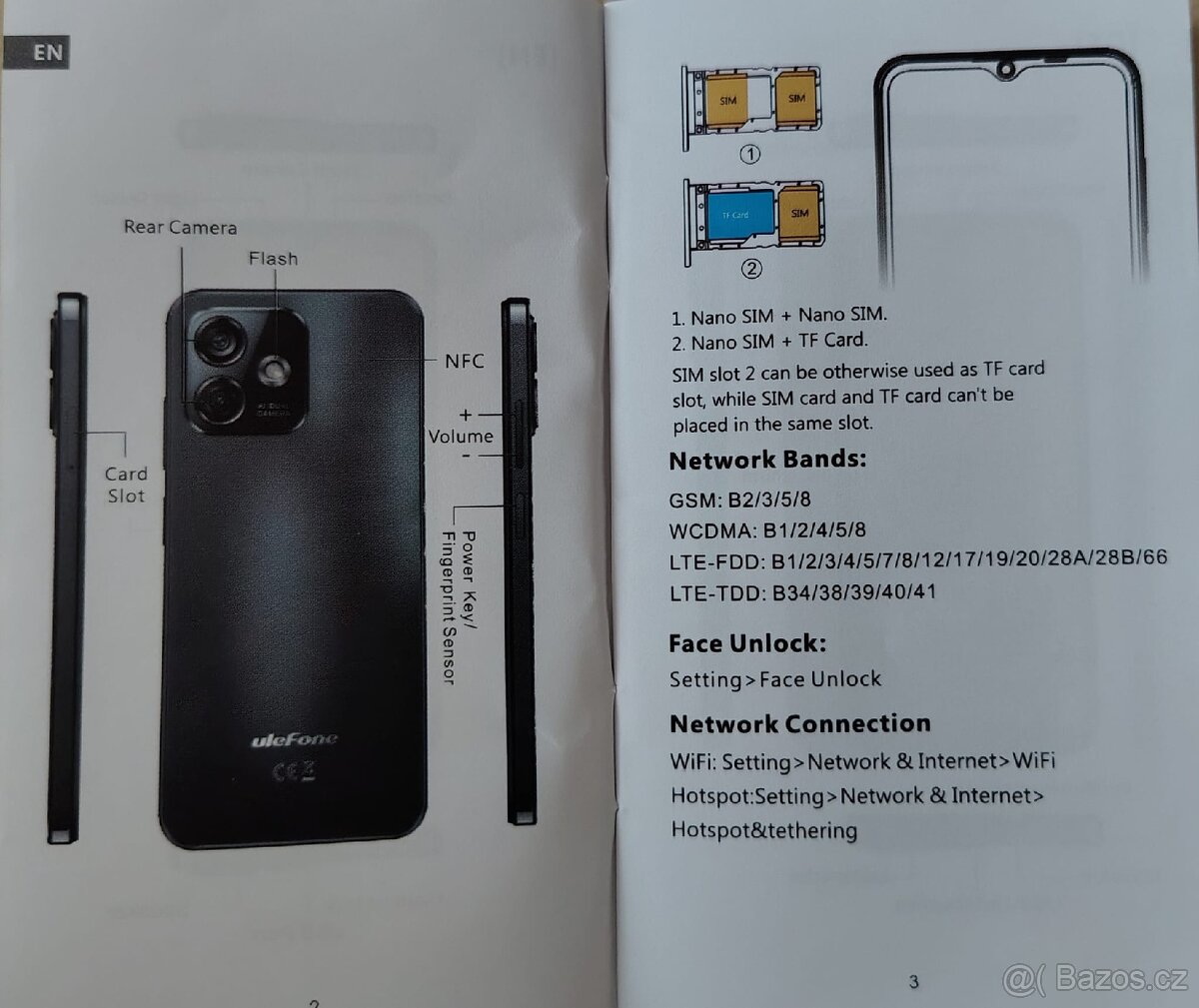 Ulefone Note 16 Pro (128GB) – Serenity Blue – TOP stav - 5