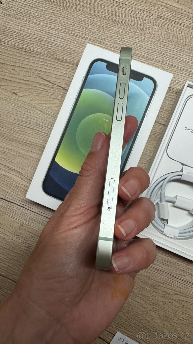 IPhone 12mini 64GB zelený, pěkný stav - 5