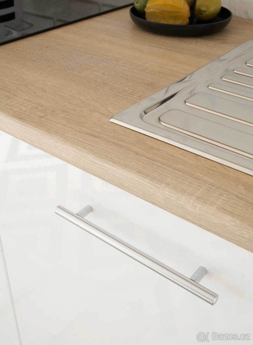 Kuchyňská linka bílá 250 cm NOVÁ 2. jakost - 5