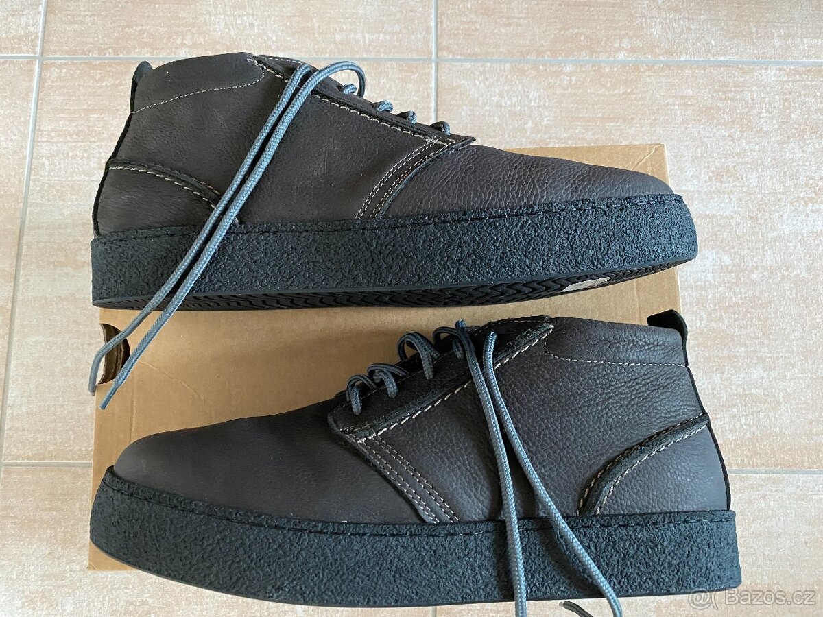 Nové pánské kožené zimní boty Baťa s kožichem - č. 44 - 5