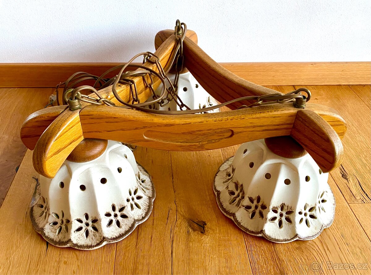 Starý krásný romantický lustr - 5