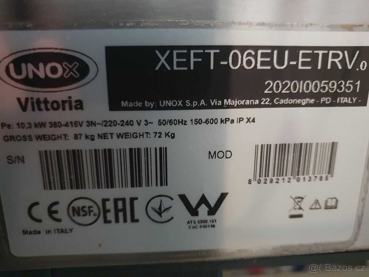 Pekařska pec Unox Bakerlux 6 x plech - 5