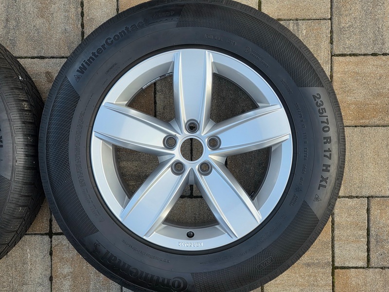 originál VW Touareg III Corvara 7,5x17" 5x112 ET18 s pneu - 5