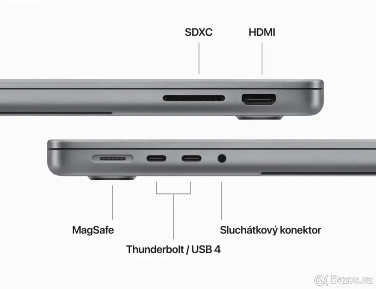 MacBook Pro 14" M3 CZ 2023 Vesmírně šedý - 5