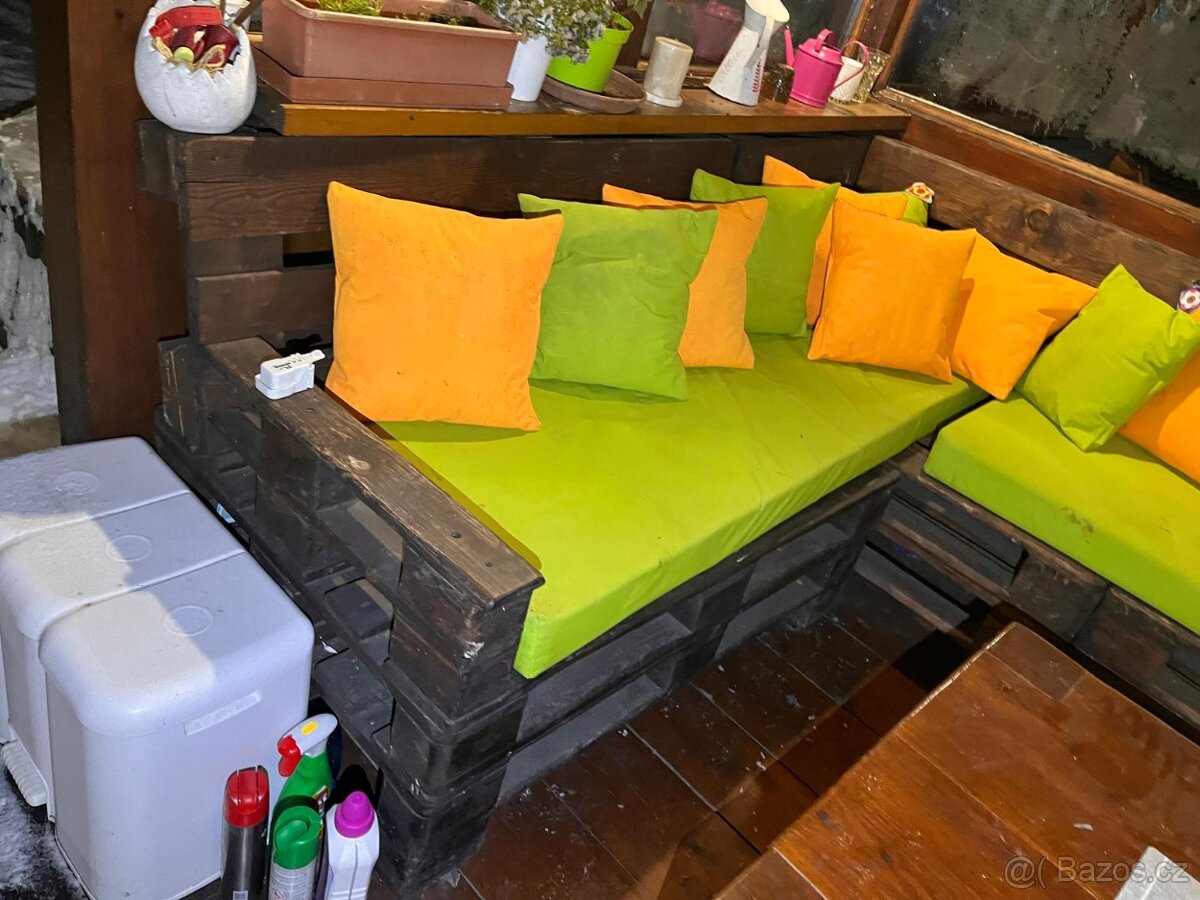 Venkovní paletové posezení - 5