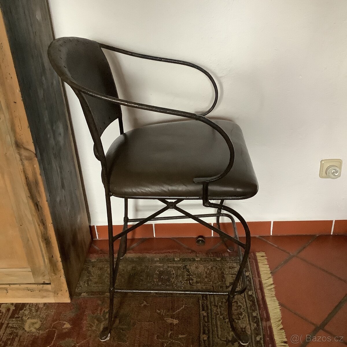 Kovaná barová židle - 5