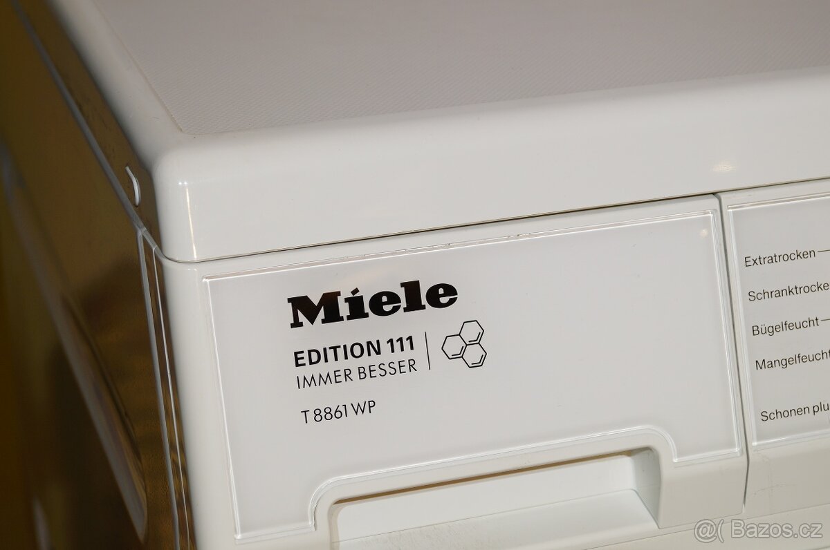 Sušička Miele T8861WP, tepelné čerpadlo na 8 kg A+ - 5