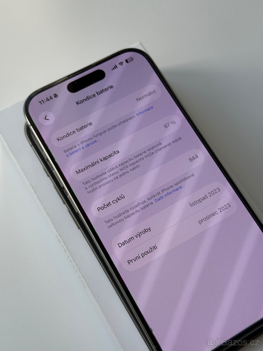 Iphone 15 pro, 128gb pouštní titan - 5