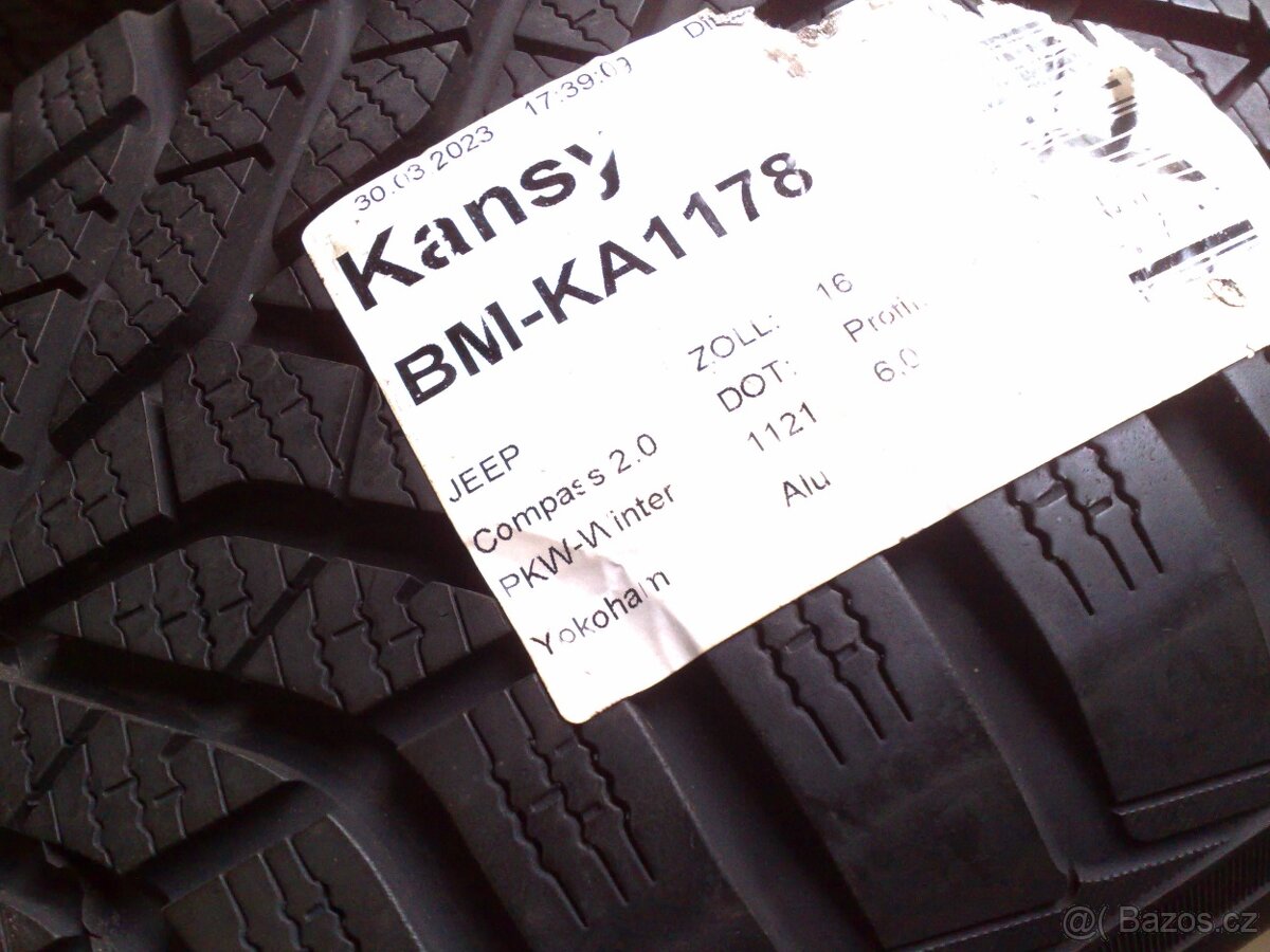 alu kola 5x110 r16 čidla tpms - 5