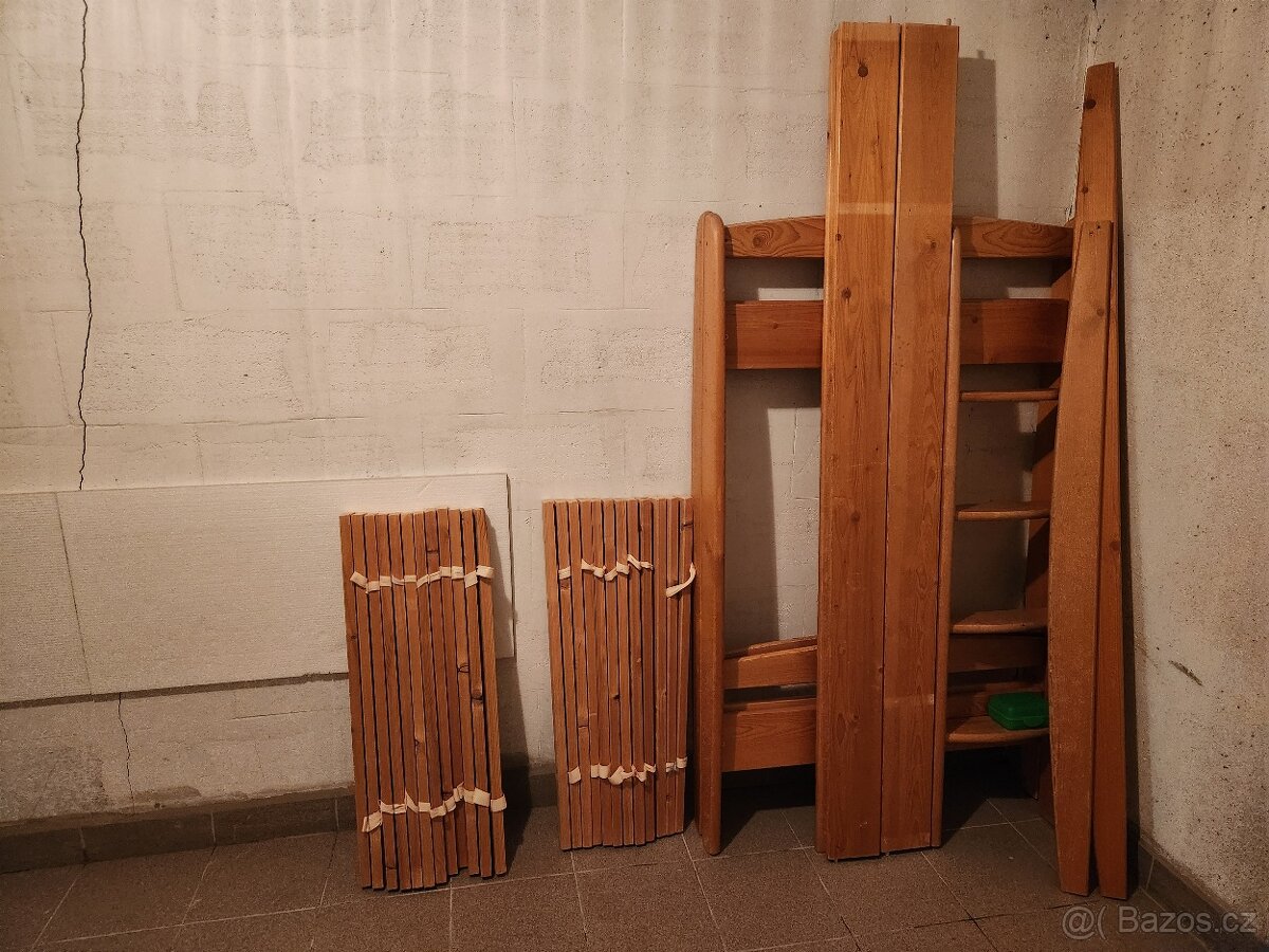 dřevěná masivní palanda - 5