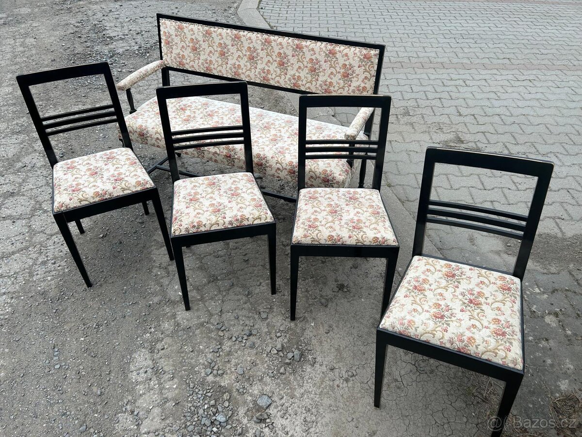 Stará lavice a židle - 5