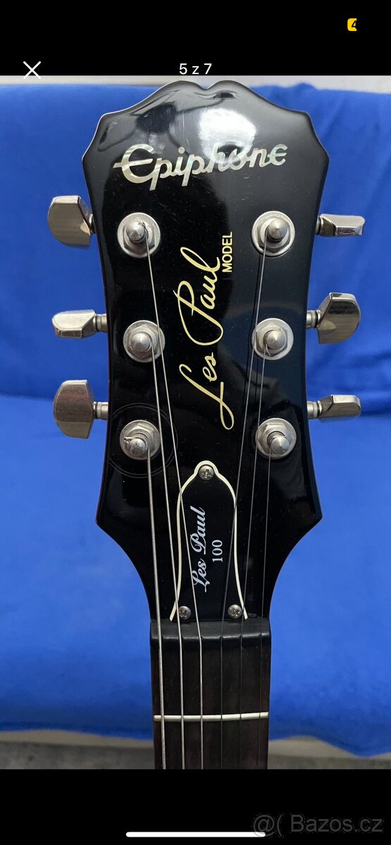 Prodám/vyměním EPIPHONE Les Paul 100 HS + příslušenství - 5