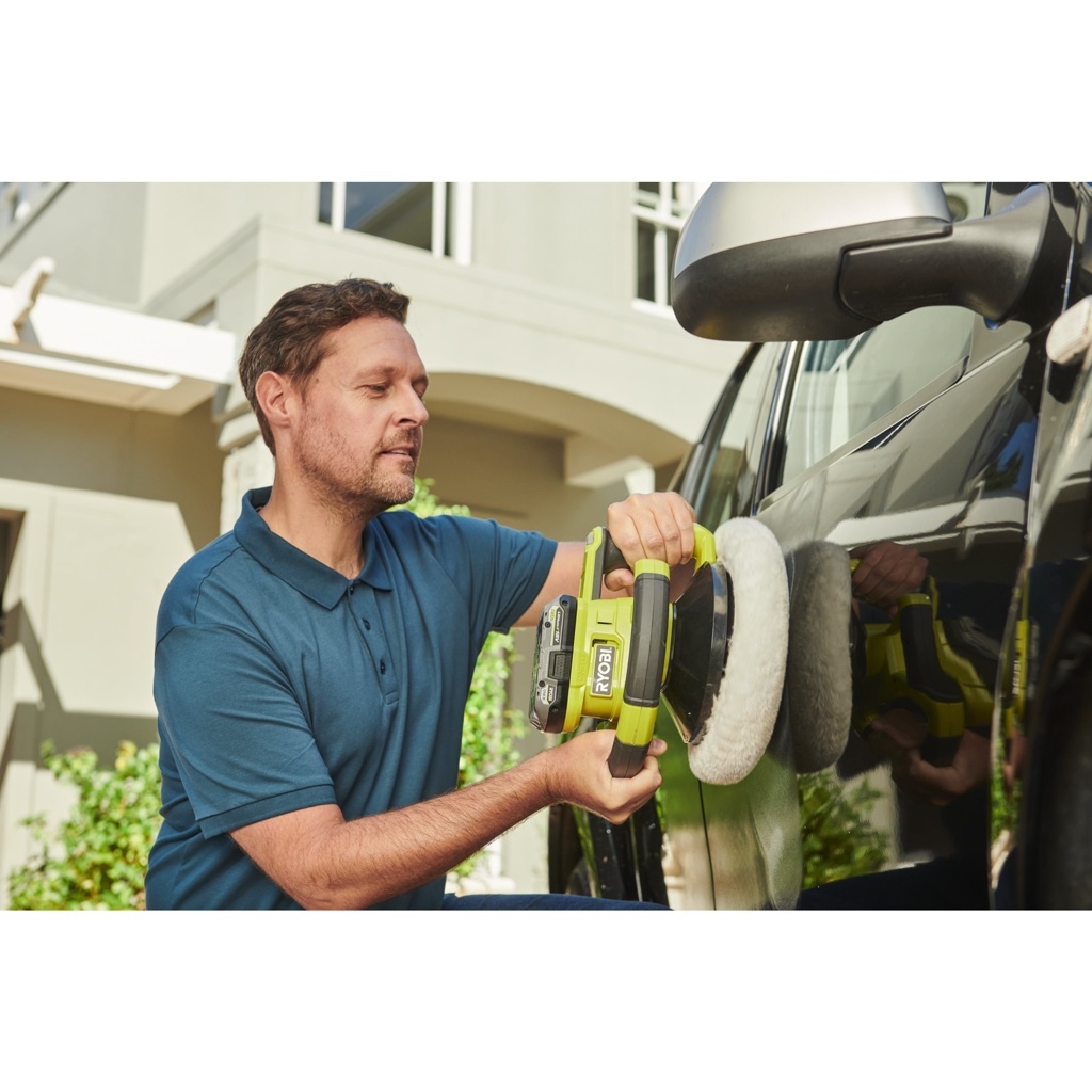 RYOBI Leštička 18V + 1.5 Ah Akumulátor - 5