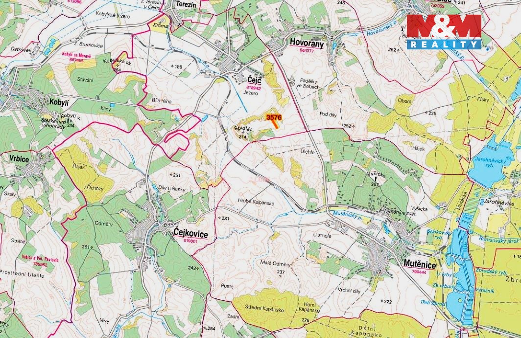 Prodej pole, 5686 m², Čejč - 5