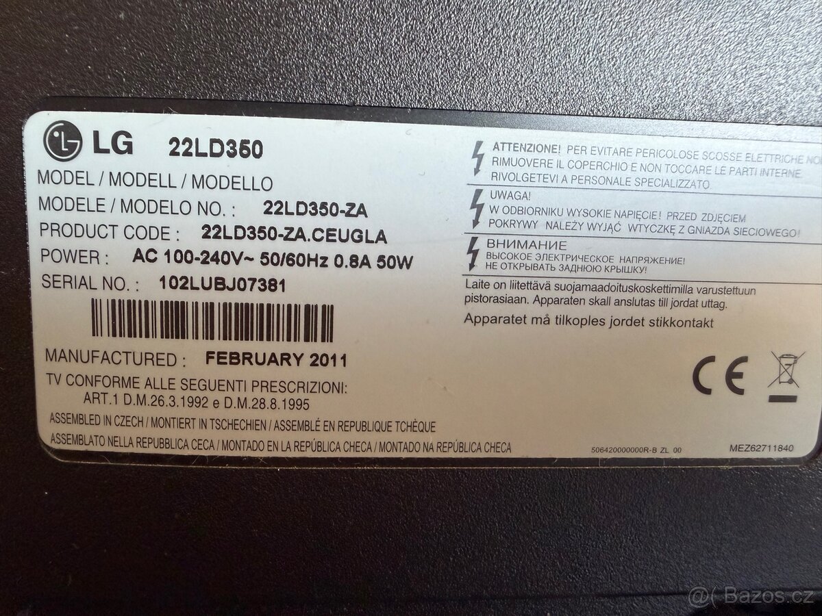 Tv LG 22LD350 - 5