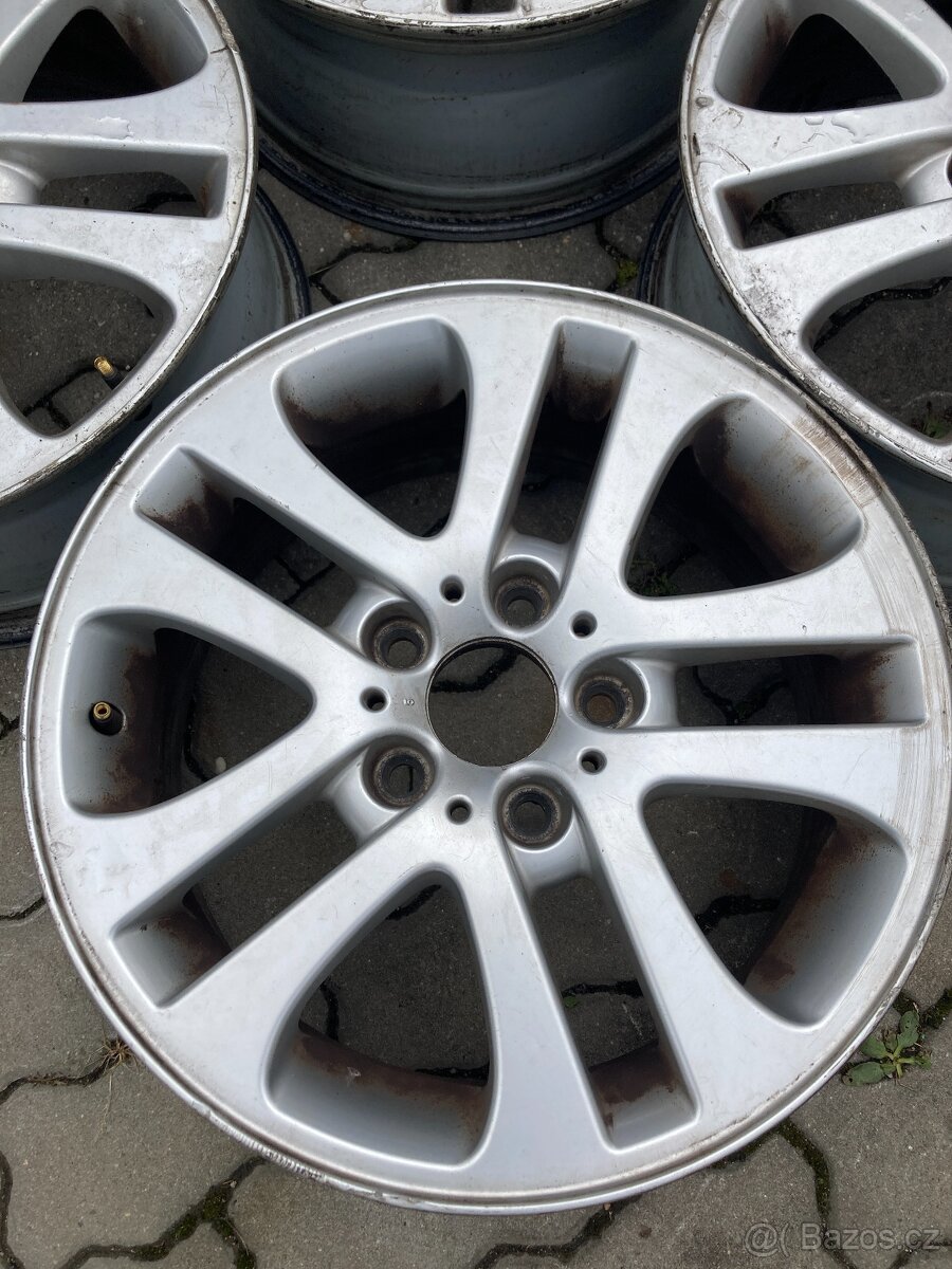 Alu disky 5x120 z vozu BMW řada 3, ET47, 7Jx17H2 - 5